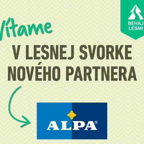 ALPA je partnerem sportovní série Behaj lesmi na Slovensku